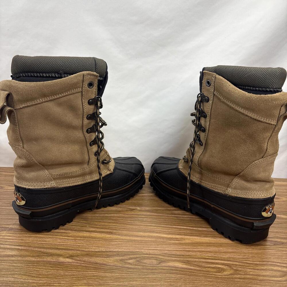 ROCKY JASPER 7856 MENS THINSULATE STEEL SHANK LEATHER BOOTS SIZE 7 M - Picture 5 of 12